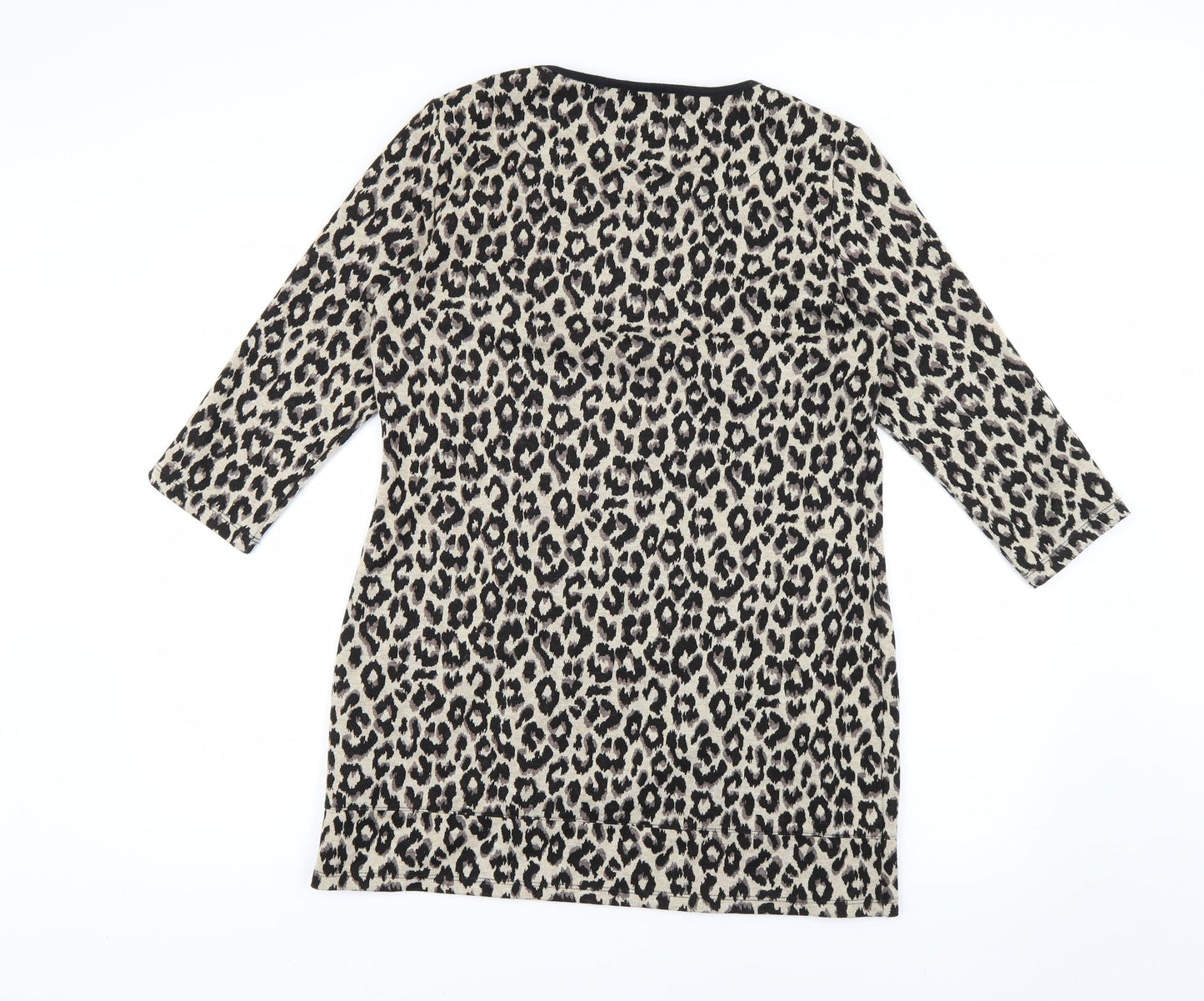 Marks and Spencer Womens Multicoloured Animal Print  Jumper Dress  Size 14