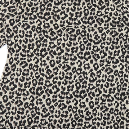 Marks and Spencer Womens Multicoloured Animal Print  Jumper Dress  Size 14