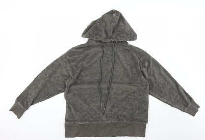 Womens UK Size 6 COLLUSION Grey Pullover Hoodie