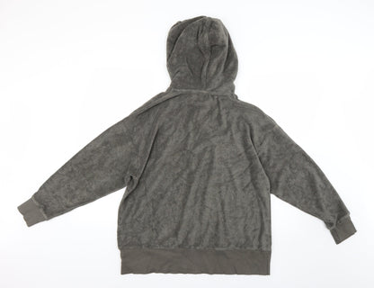 Womens UK Size 6 COLLUSION Grey Pullover Hoodie