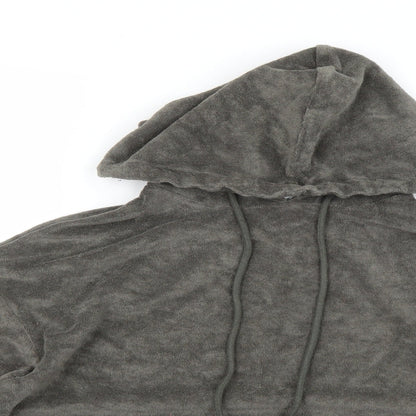 Womens UK Size 6 COLLUSION Grey Pullover Hoodie