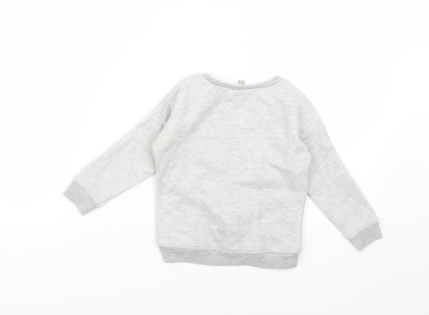 River Island Baby Grey Geometric  Pullover Jumper Size 18-24 Months