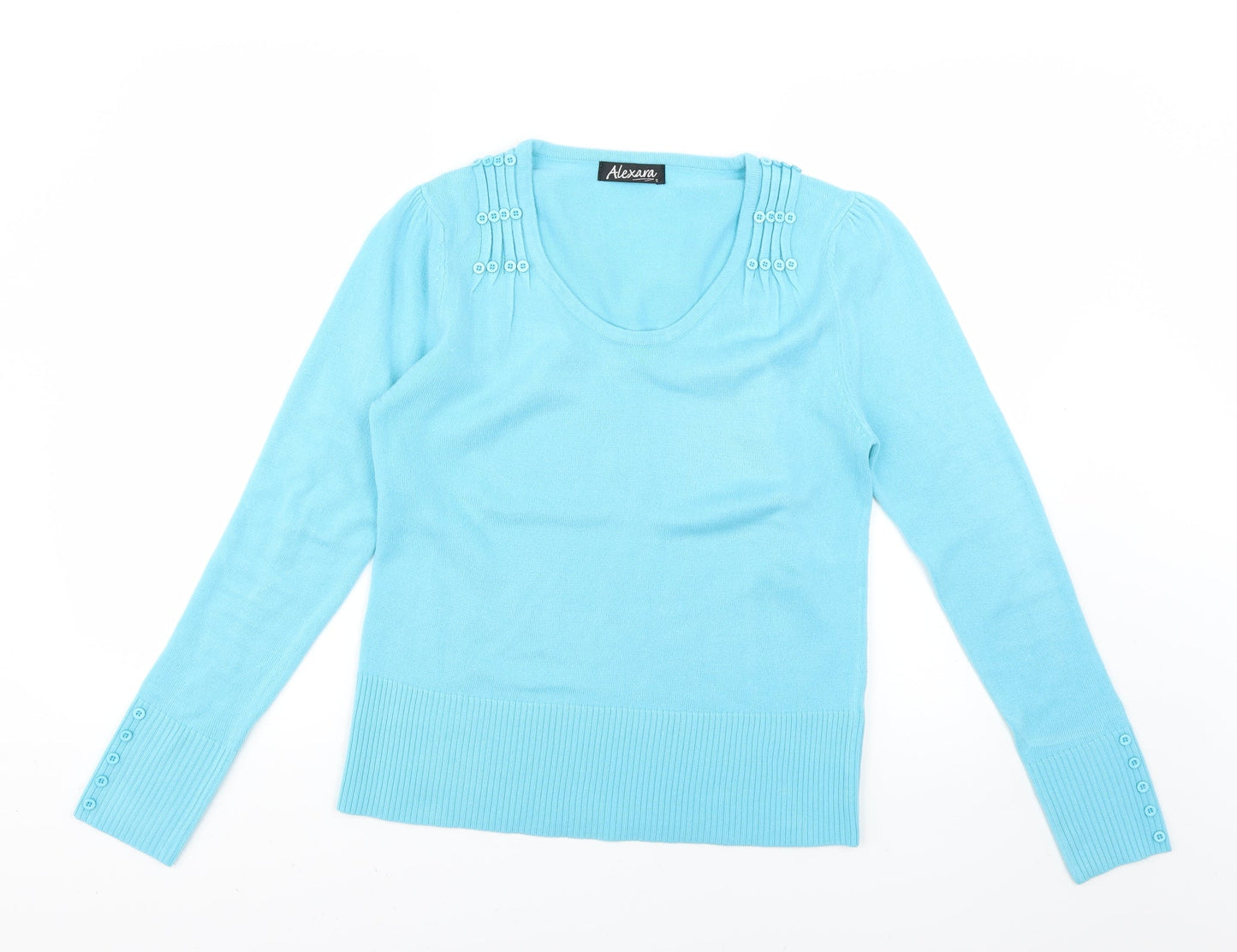 Womens UK Size S alexara Blue Pullover Jumper