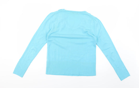 Womens UK Size S alexara Blue Pullover Jumper