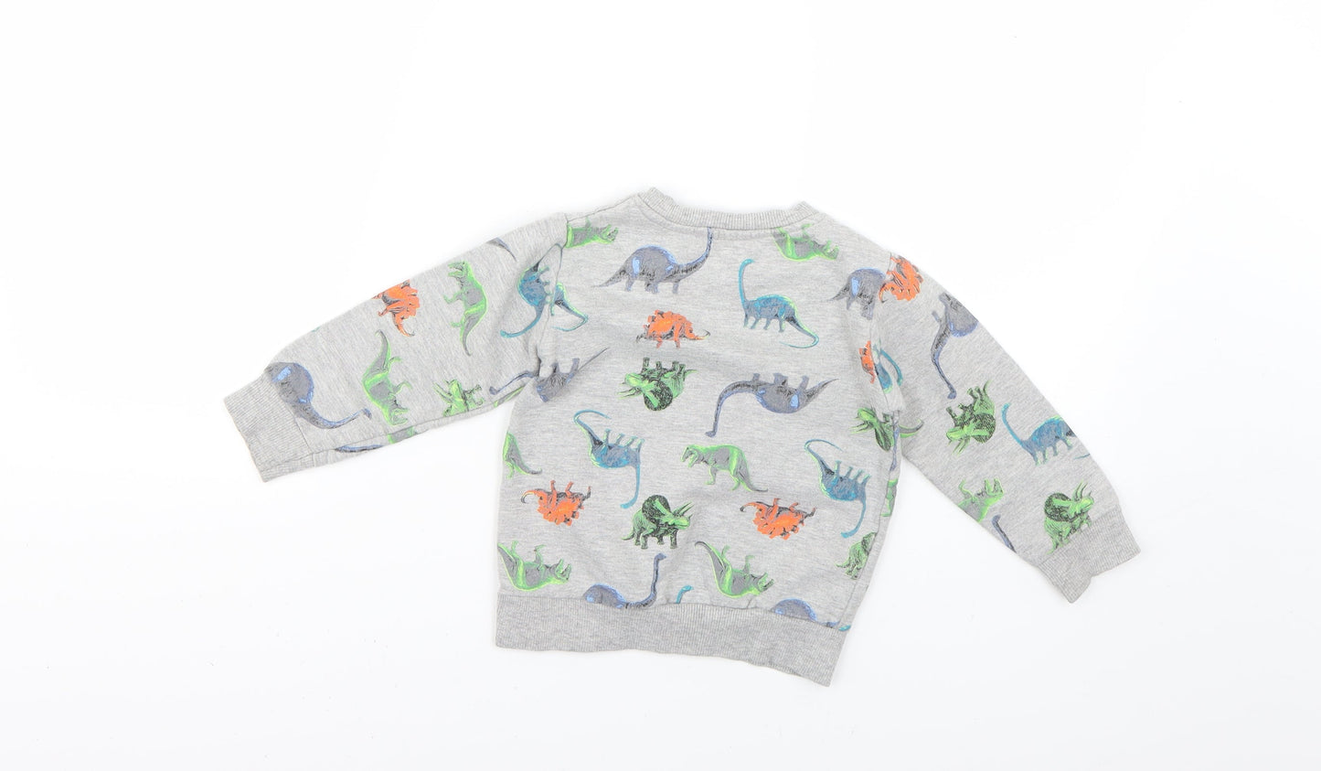 urban racals Baby Grey Geometric  Pullover Jumper Size 12-18 Months