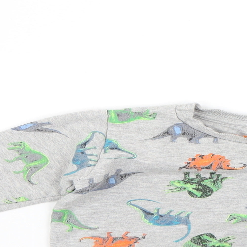 urban racals Baby Grey Geometric  Pullover Jumper Size 12-18 Months