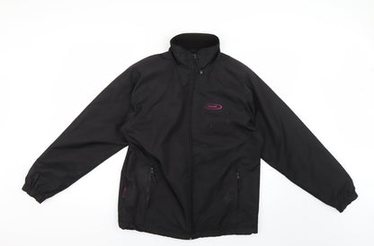 Womens UK Size 8 Mountain Life Black Parka Coat