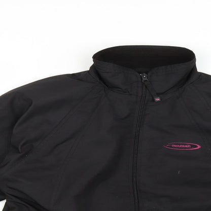 Womens UK Size 8 Mountain Life Black Parka Coat