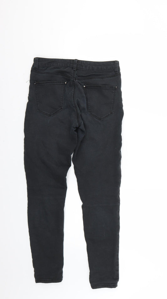 Miss Selfridge Womens Black   Skinny Jeans Size 8 L25 in