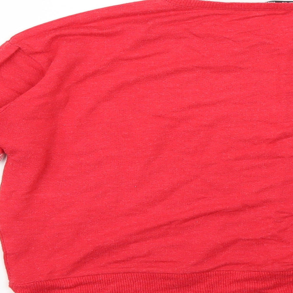 Womens UK Size 10 Select Red Pullover Jumper