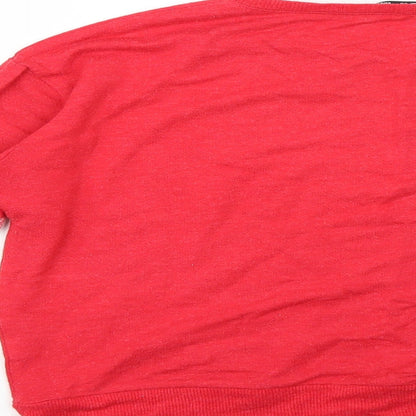 Womens UK Size 10 Select Red Pullover Jumper