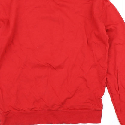 Divided Womens Red   Pullover Sweatshirt Size XS  - Looney Tunes Christmas Sweater