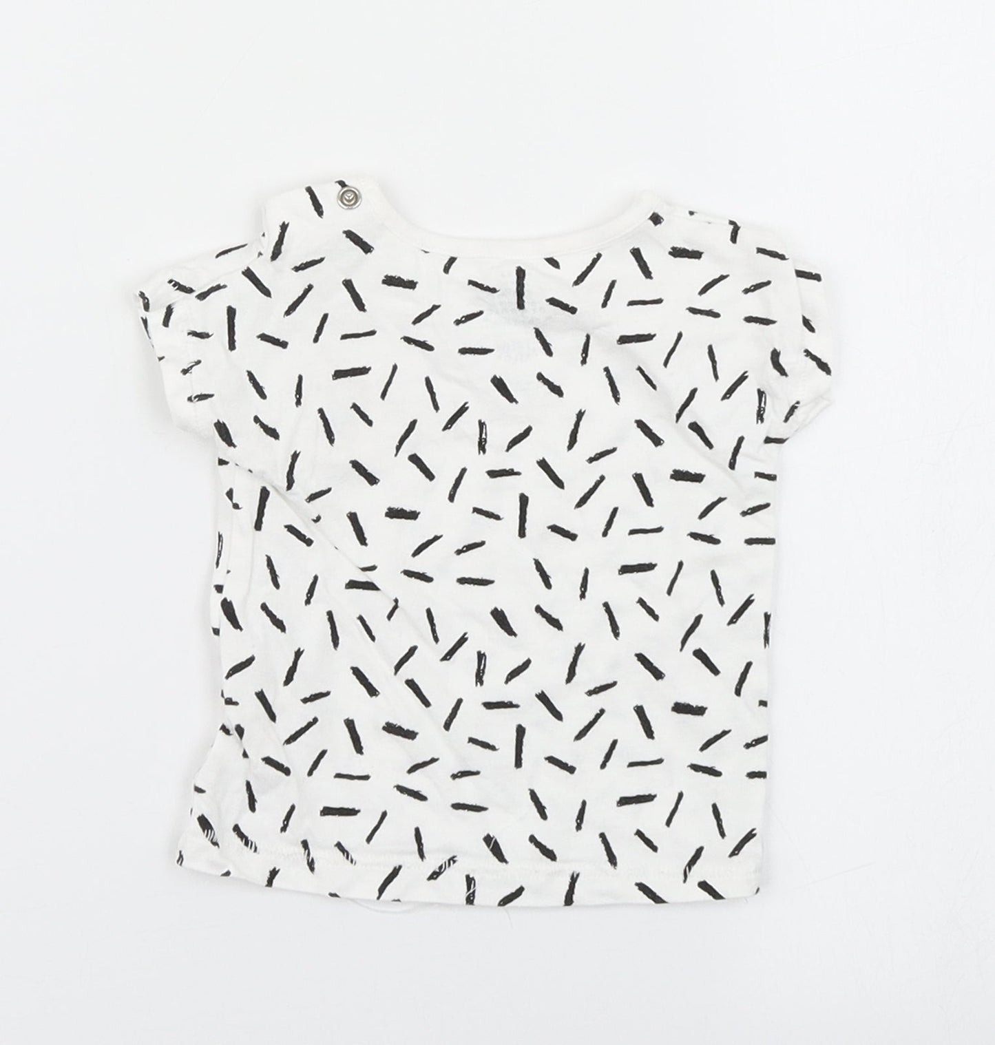 Fred & Floe Boys White   Basic T-Shirt Size 0-3 Months