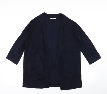 Womens UK Size S Zara Blue Cardigan Jumper