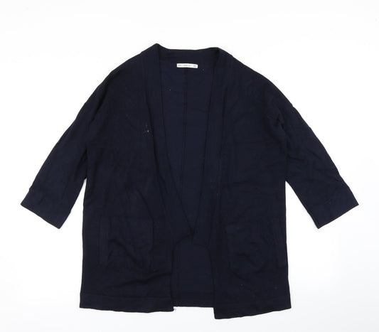 Womens UK Size S Zara Blue Cardigan Jumper