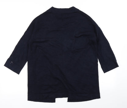Womens UK Size S Zara Blue Cardigan Jumper