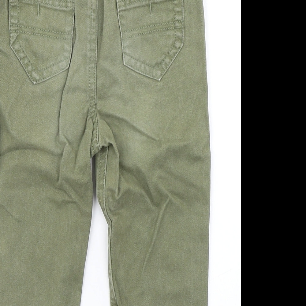 F&F Boys Green   Capri Trousers Size 12-18 Months