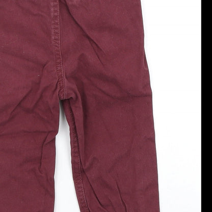 F&F Boys Purple   Cargo Trousers Size 12-18 Months