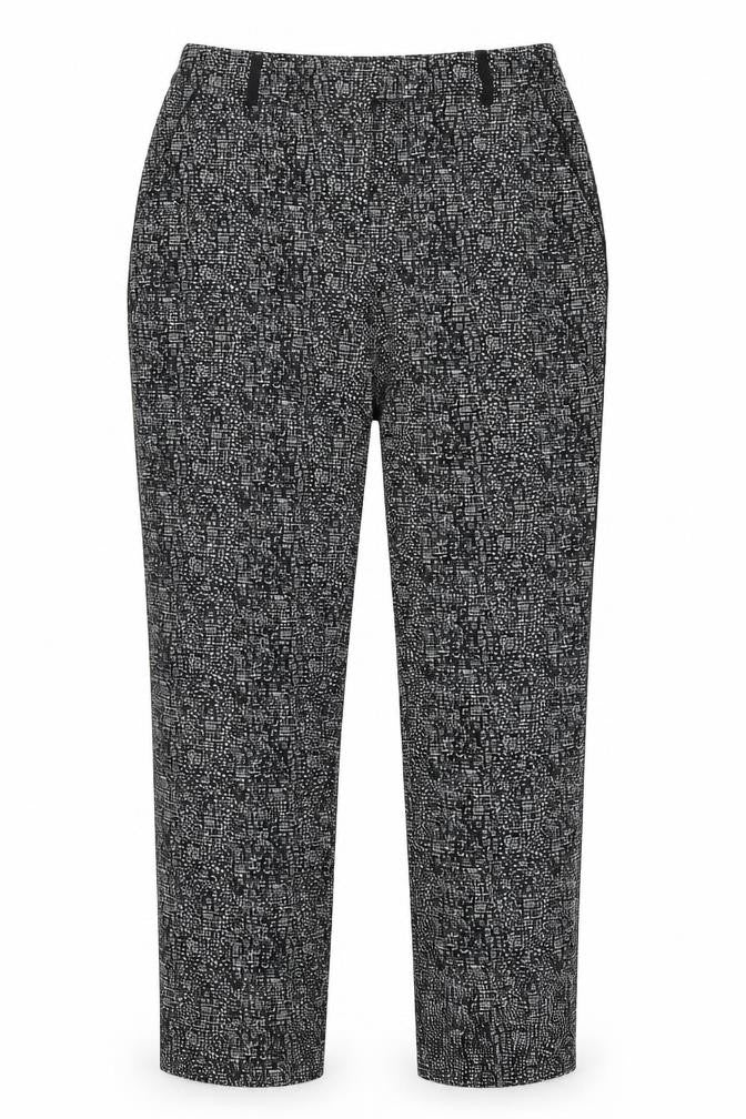Womens UK Size 12 TU Regular Fit Dress Pants Black Trousers