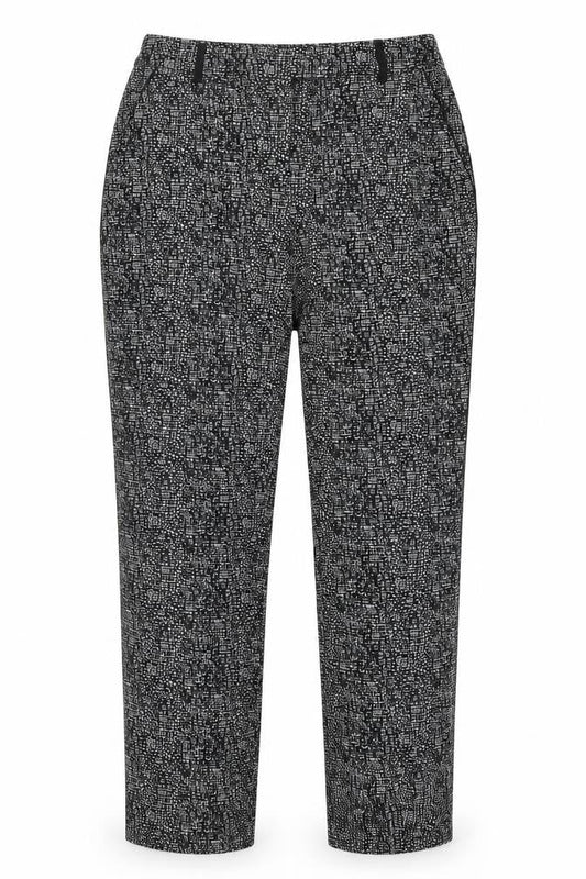 Womens UK Size 12 TU Regular Fit Dress Pants Black Trousers
