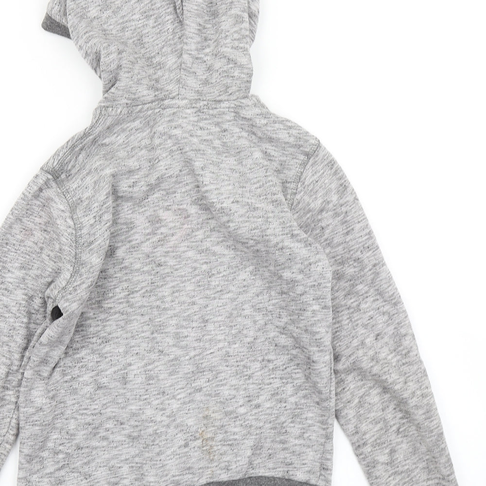 Z Boys Grey   Full Zip Hoodie Size 8 Years