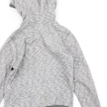 Z Boys Grey   Full Zip Hoodie Size 8 Years