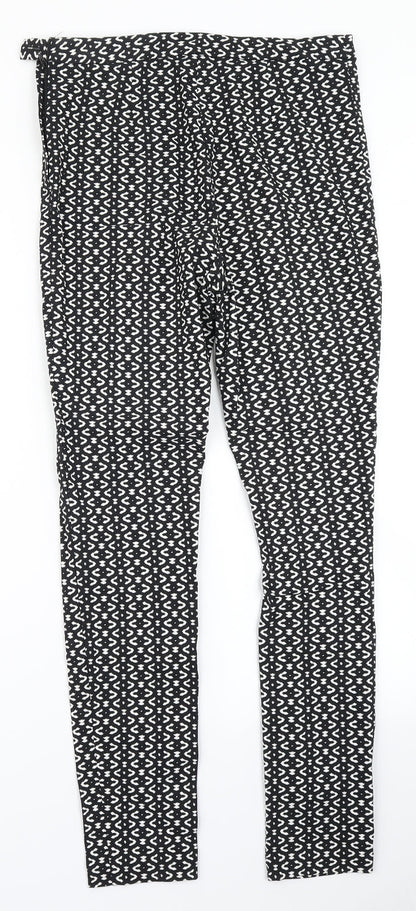 Womens UK Size 10 Atmosphere Regular Fit Dress Pants Black Trousers