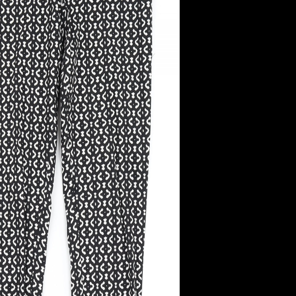 Womens UK Size 10 Atmosphere Regular Fit Dress Pants Black Trousers