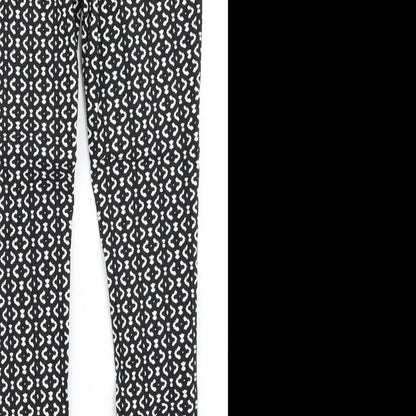 Womens UK Size 10 Atmosphere Regular Fit Dress Pants Black Trousers