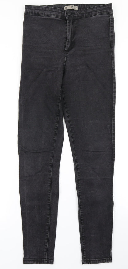 Black Womens Black  Denim Skinny Jeans Size 12 L28 in