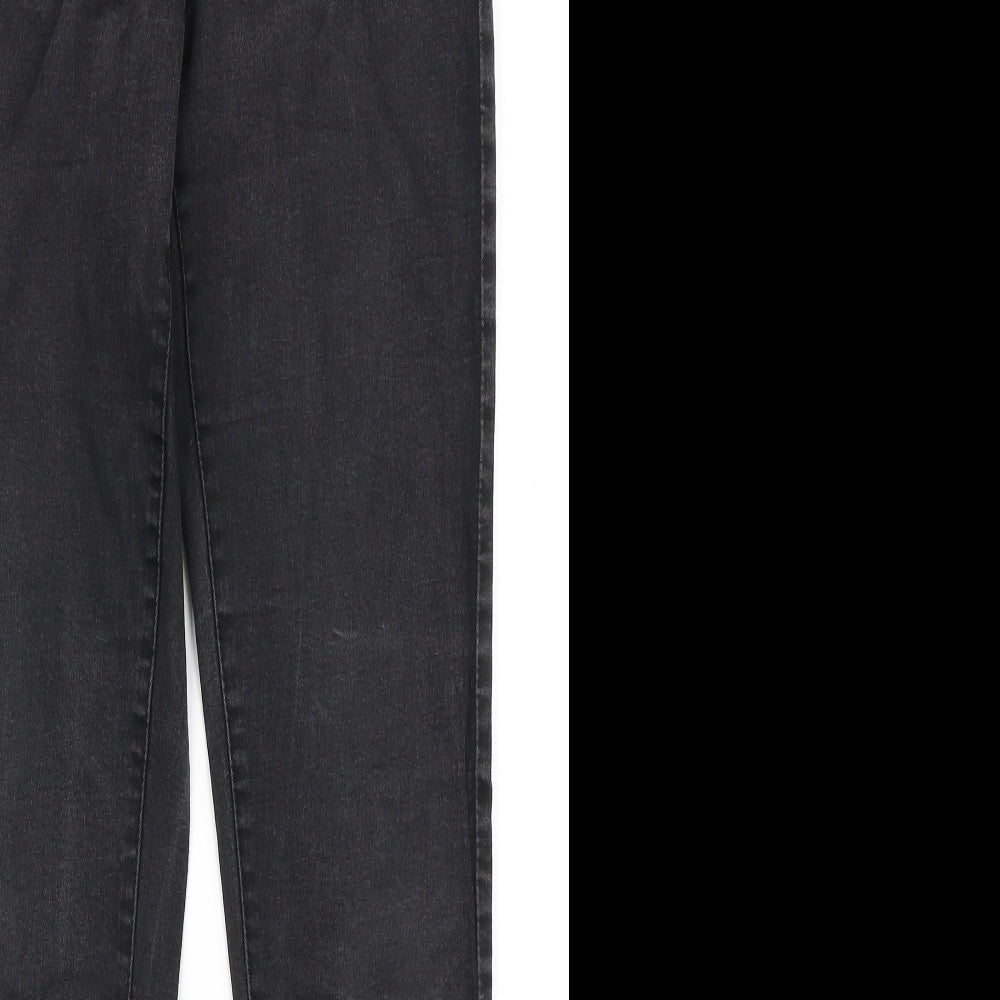 Black Womens Black  Denim Skinny Jeans Size 12 L28 in