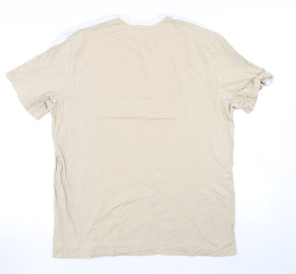 Mens UK Size L Divided Brown  T-Shirt