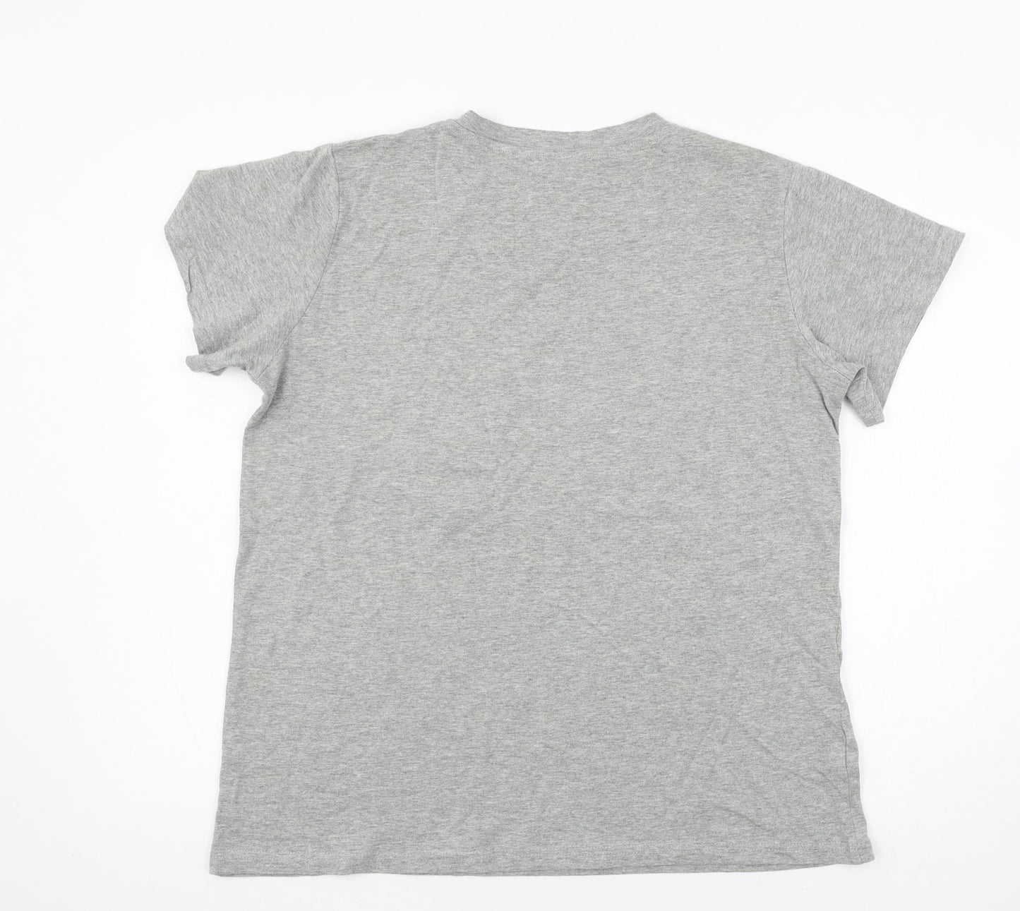 Womens UK Size M Preworn Green Basic T-Shirt