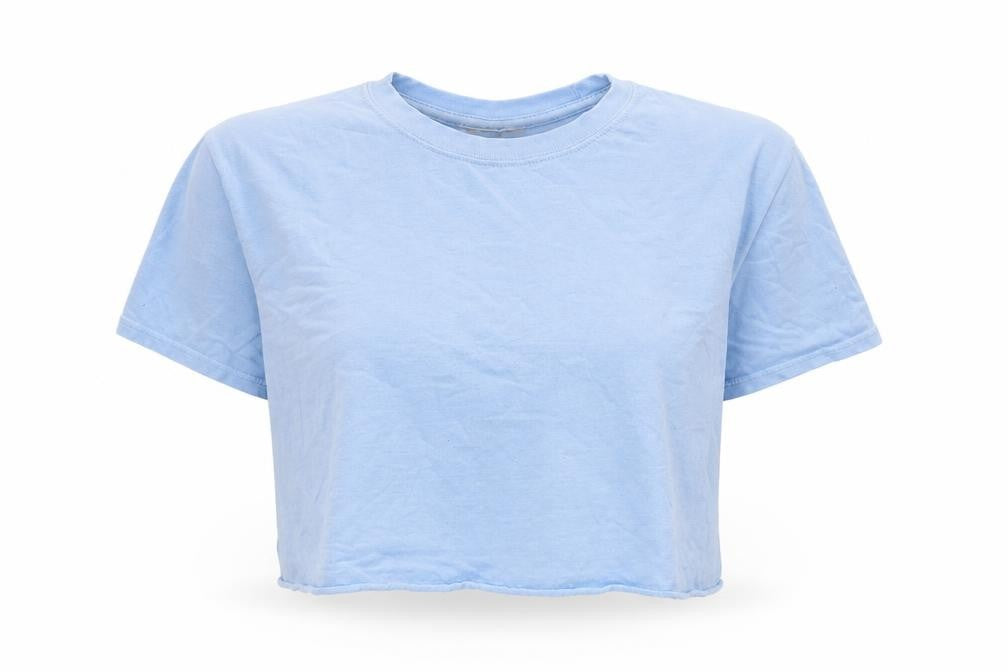 Womens UK Size M In the Style Blue Basic T-Shirt