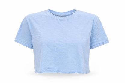 Womens UK Size M In the Style Blue Basic T-Shirt
