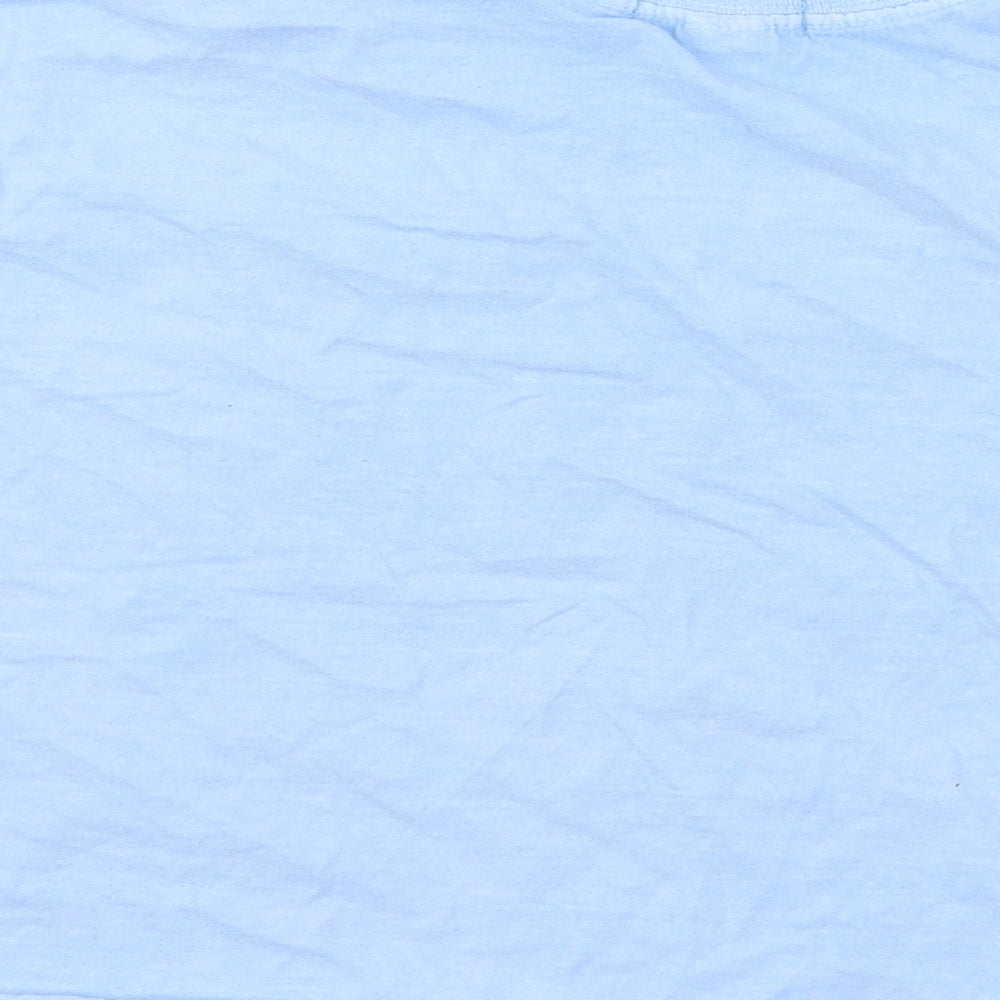 Womens UK Size M In the Style Blue Basic T-Shirt