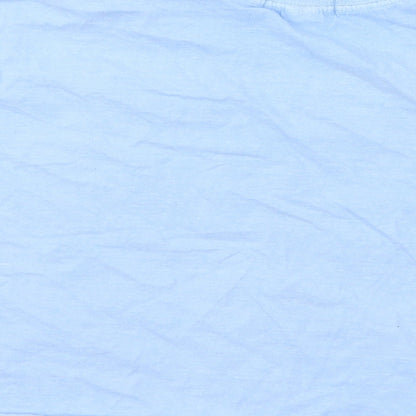 Womens UK Size M In the Style Blue Basic T-Shirt