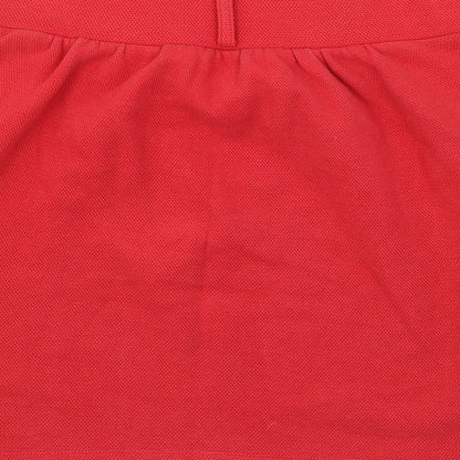 H&M Womens Red  Jersey A-Line Skirt Size L