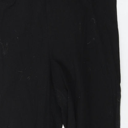 Womens UK Size 10 W Regular Fit  Black Trousers