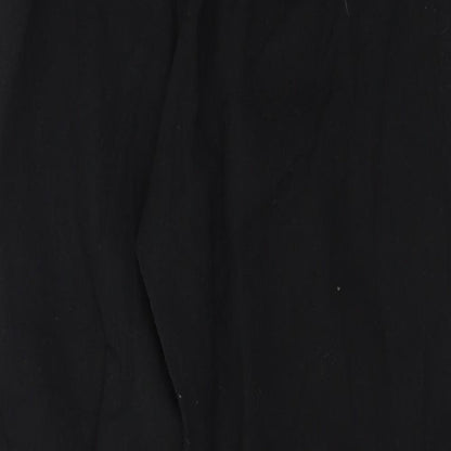 Womens UK Size 10 W Regular Fit  Black Trousers