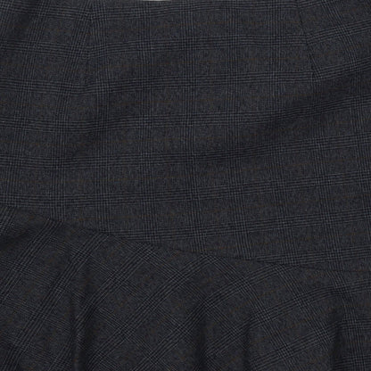 Marks and Spencer Womens Blue Plaid  Flare Skirt Size 28 in