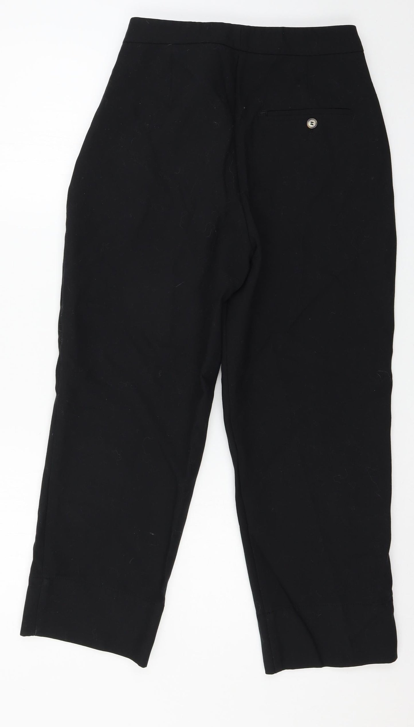 Womens UK Size 12 Marks and Spencer Regular Fit  Black Trousers