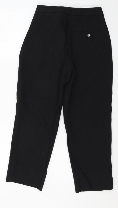 Womens UK Size 12 Marks and Spencer Regular Fit  Black Trousers
