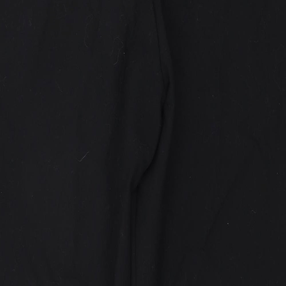 Womens UK Size 12 Marks and Spencer Regular Fit  Black Trousers