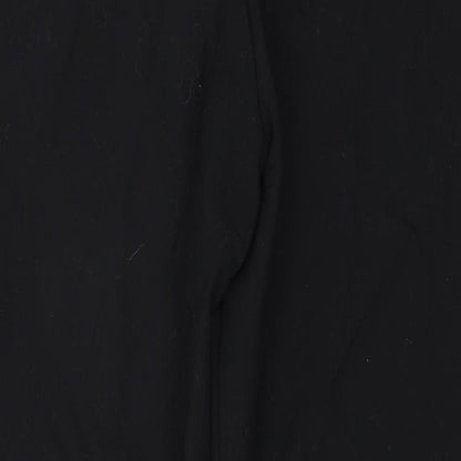 Womens UK Size 12 Marks and Spencer Regular Fit  Black Trousers