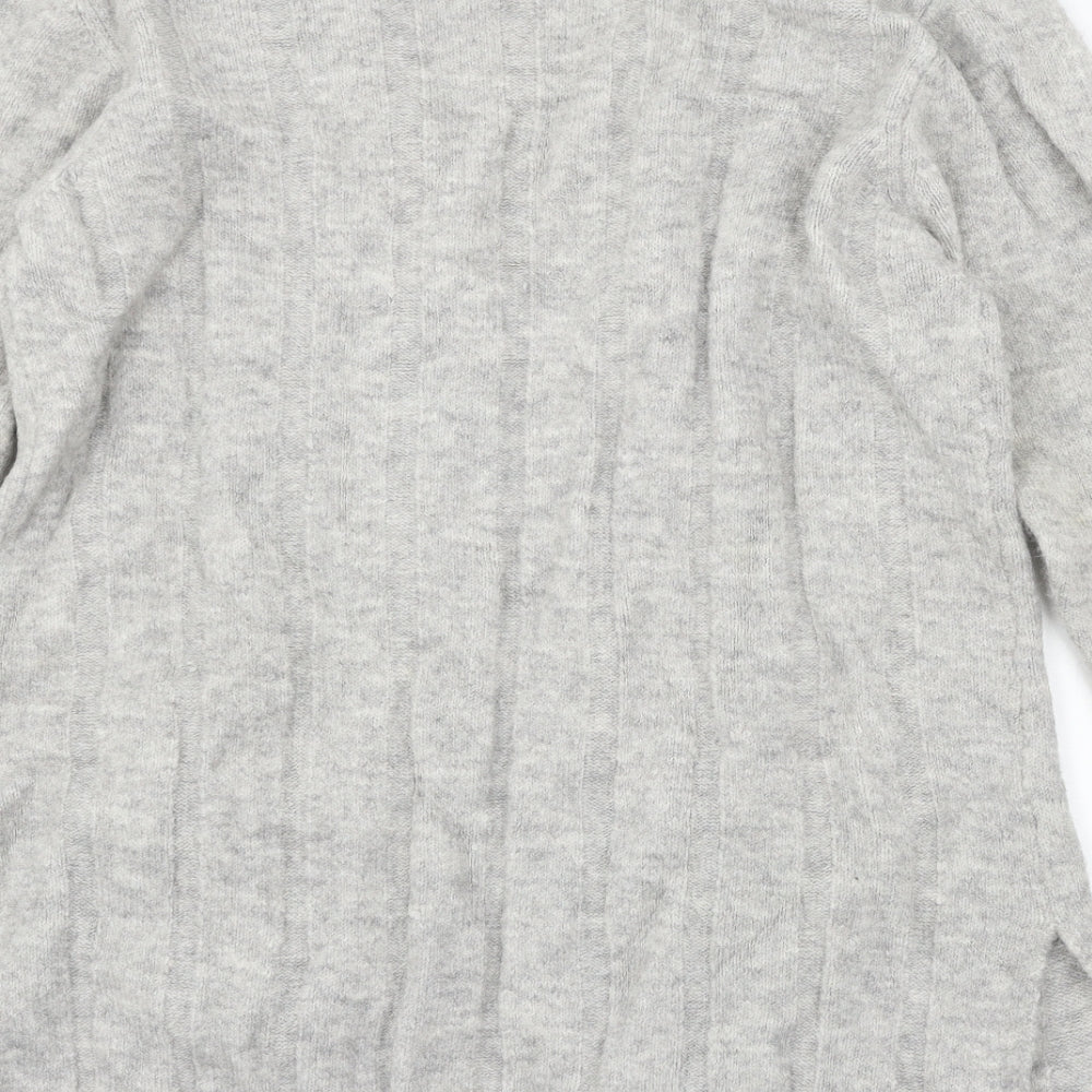 Womens UK Size M Marks and Spencer Grey Cardigan Jumper