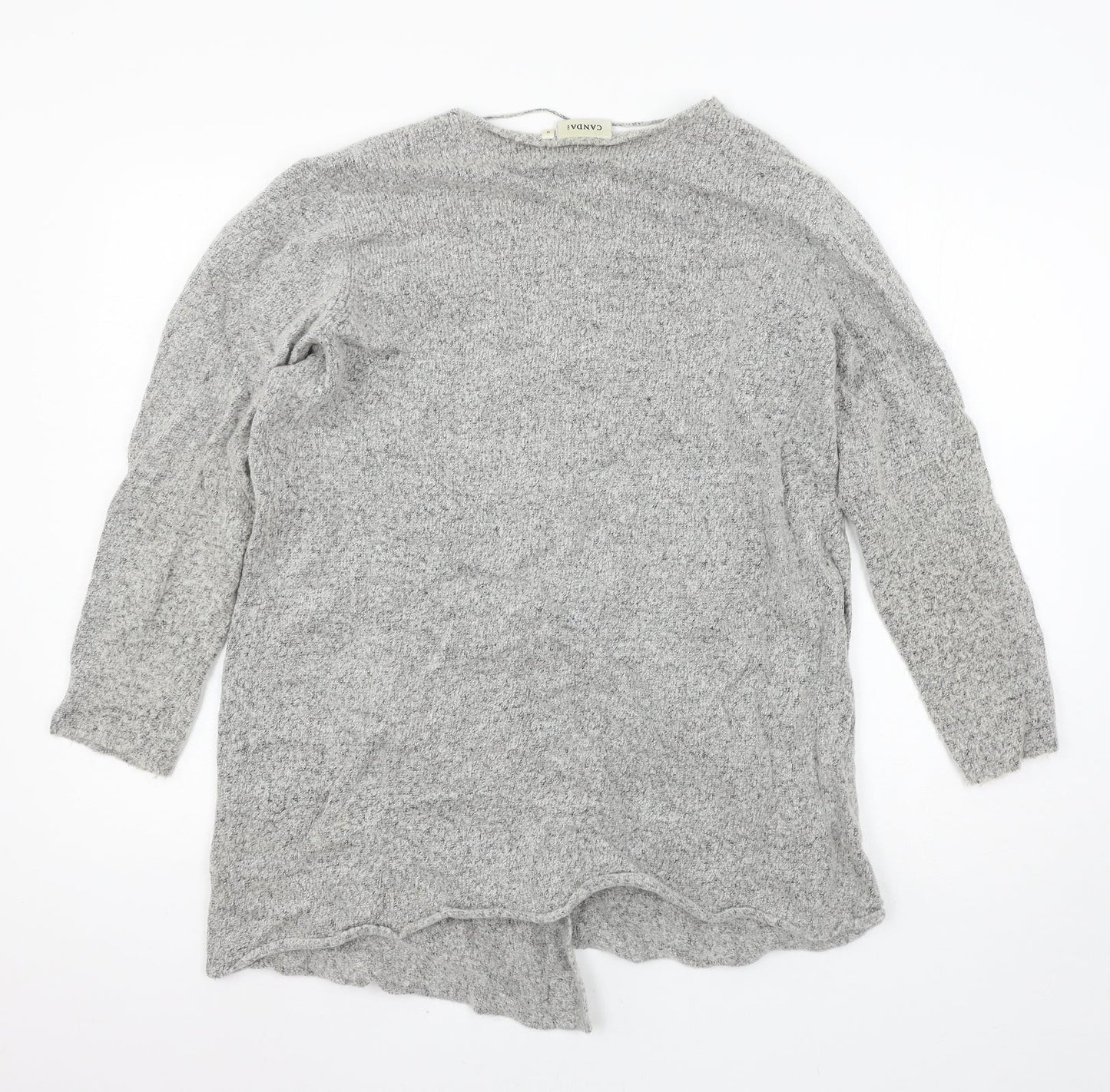 C&A Womens Grey  Knit Cardigan Jumper Size M