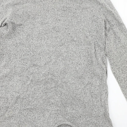 C&A Womens Grey  Knit Cardigan Jumper Size M