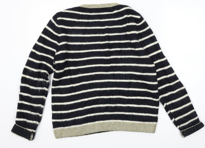 Womens UK Size 12 Marks and Spencer Blue Pullover Jumper