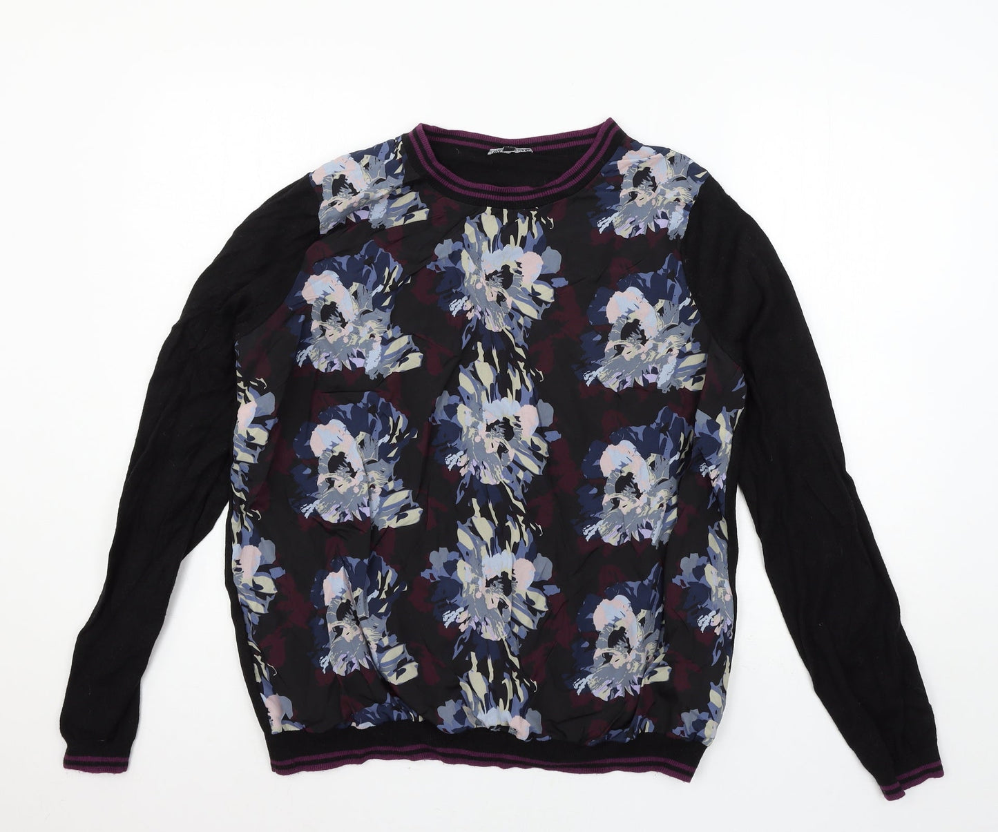 Womens UK Size 18 Warehouse Black Pullover Jumper